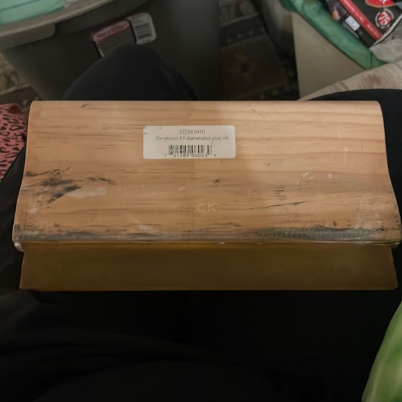 Blick Neoprene 65 durometer size 10 screen print squeegee - Picture 1 of 7